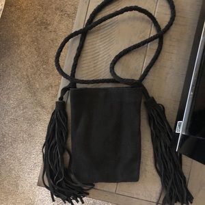 Suede crossbody bag Urban Outfitters